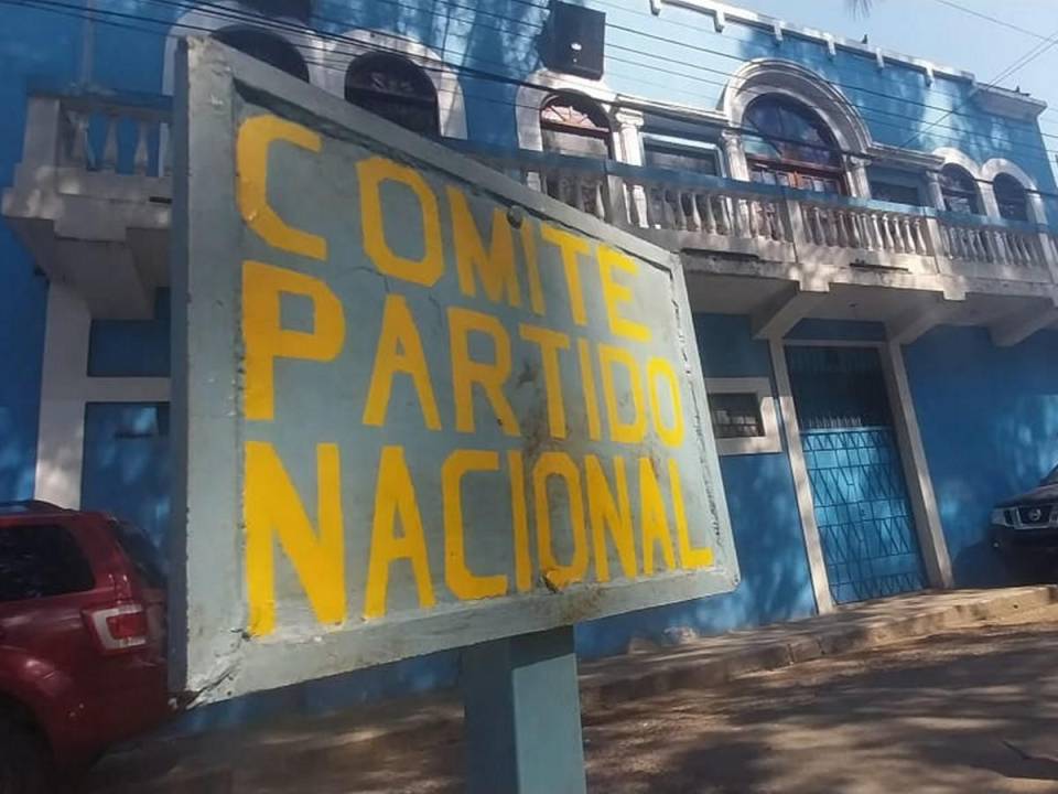 La sede del Partido Nacional en Tegucigalpa.