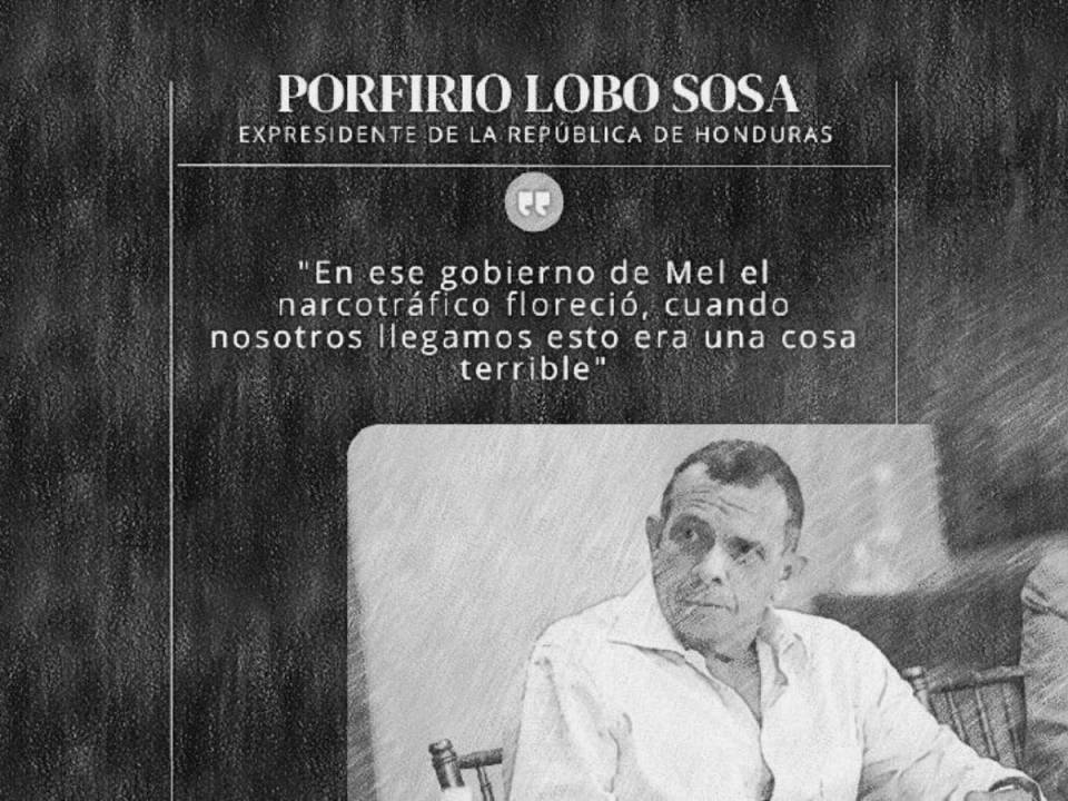 Negando vínculos con el narcotráfico y asegurando que este “floreció” en el gobierno del expresidente Manuel Zelaya Rosales (2006-2009), el exmandatario hondureño (2010-2014) Porfirio Lobo se defendió de las acusaciones realizadas por el testigo identificado como “José Sánchez” quien aseguró que Lobo y Zelaya recibieron 100,000 lempiras mensuales provenientes del narcotráfico. A continuación los detalles.