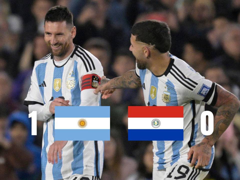 Argentina gana 1-0 a la Selección de Paraguay con un gol de Otomendi; Messi, por su parte, visita el campo en el segundo tiempo.