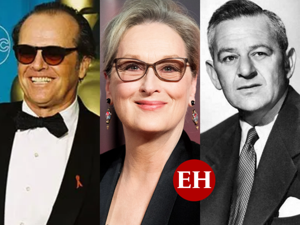 Jack Nicholson, Maryl Streep y William Wyler están en la lista.