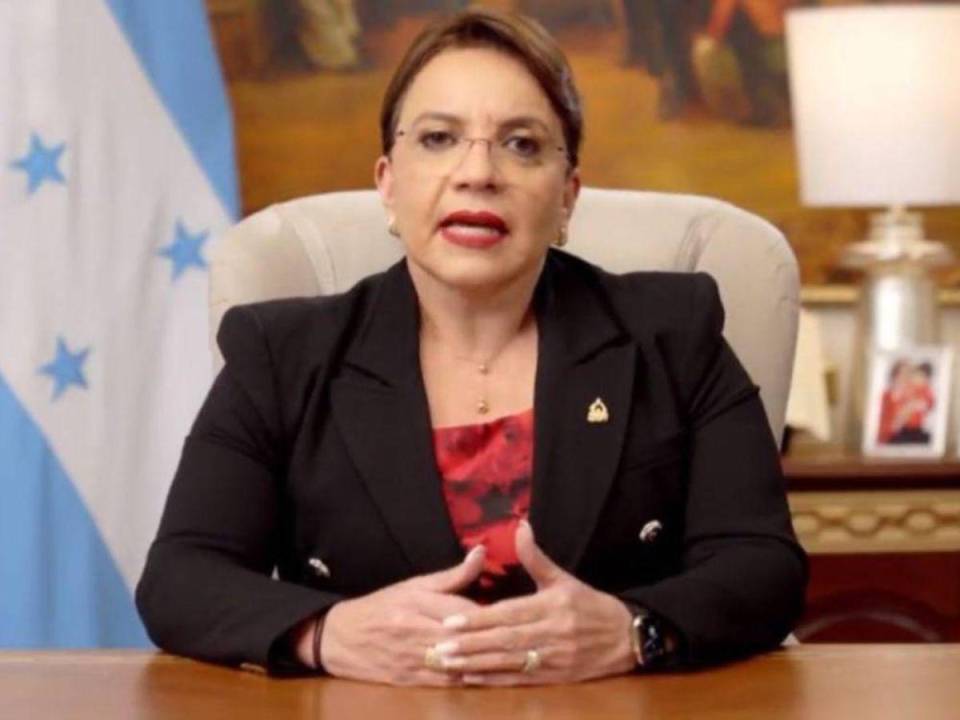 Imagen de archivo de la presidenta Xiomara Castro.