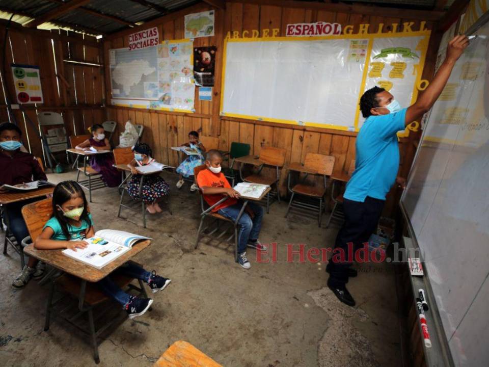 Algunos docentes invierten entre el 25 y 30% de su salario para comprar materiales educativos para sus alumnos, afirmó el presidente del Coprumh, Fidel García.