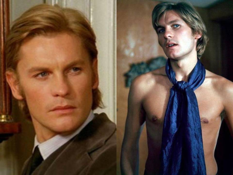 El actor austriaco Helmut Berger en sus años de juventud cuando alcanzó la fama en el cine europeo.