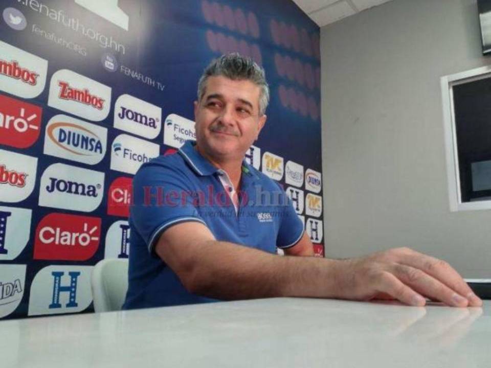 Diego Vázquez es el director técnico de la Selección de Honduras.