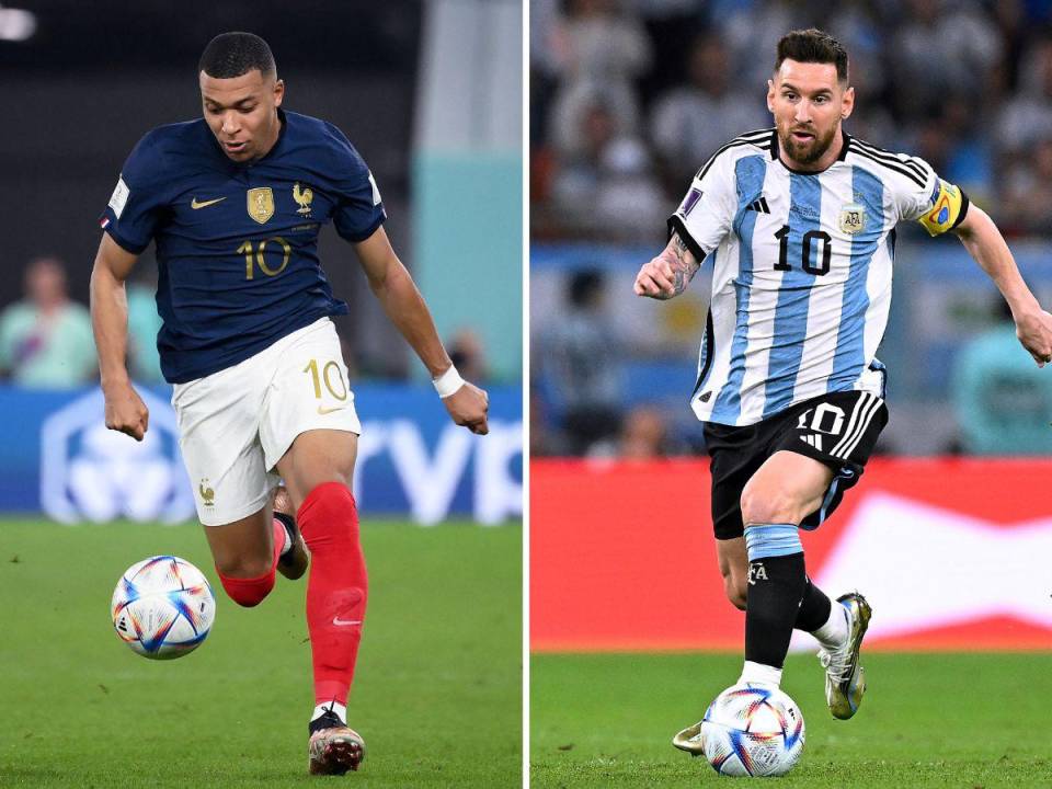 Lionel Messi y Kylian Mbappé se enfrentarán en la final del Mundial de Qatar 2022.