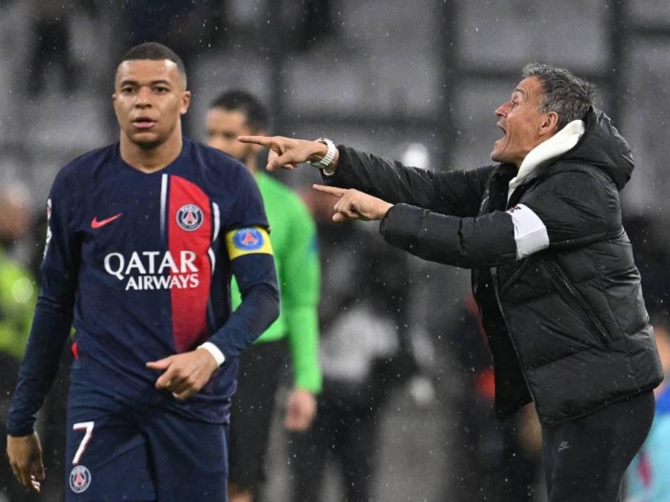 Kylian Mbappé salió del terreno de juego en el último partido sin dirigirle la palabra a Luis Enrique.