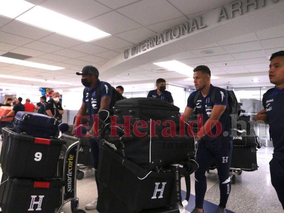 Alegres y motivados a hacer un buen partido: Así llegó la Selección de Honduras a Miami para enfrentar a Argentina