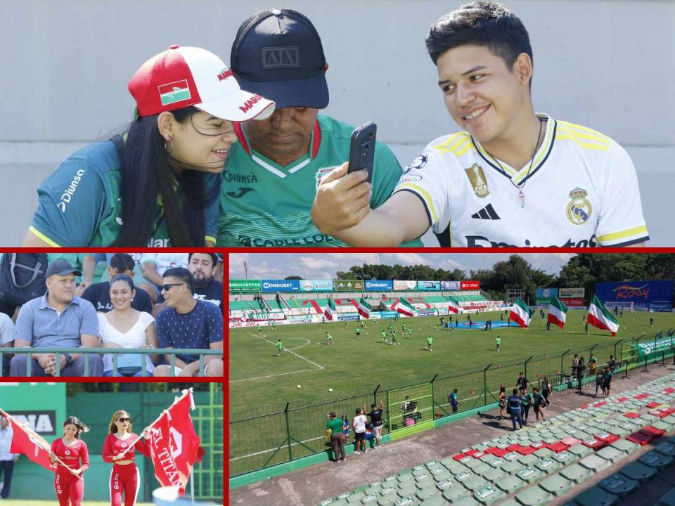El Marathón recibió al Olimpia este domingo en el estadio Yankel Rosenthal de San Pedro Sula con una sensación térmica de 40° celsius, además de una cálida alegría de aficionados, edecanes y cuerpo técnico.