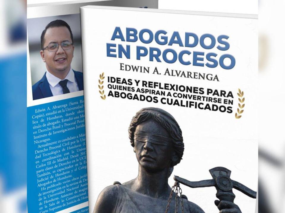 “El estudio y la reflexión jurídica es continua”, señala el autor, Edwin Alvarenga.
