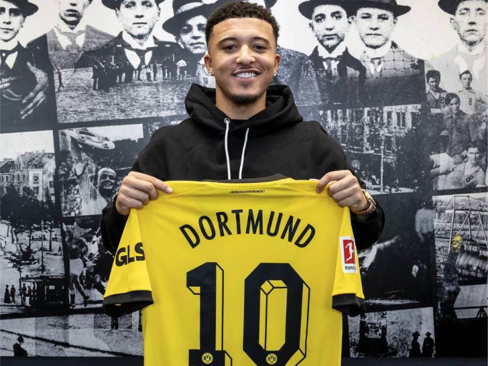 Jadon Sancho había salido en el 2021 del Borussia Dortmund.