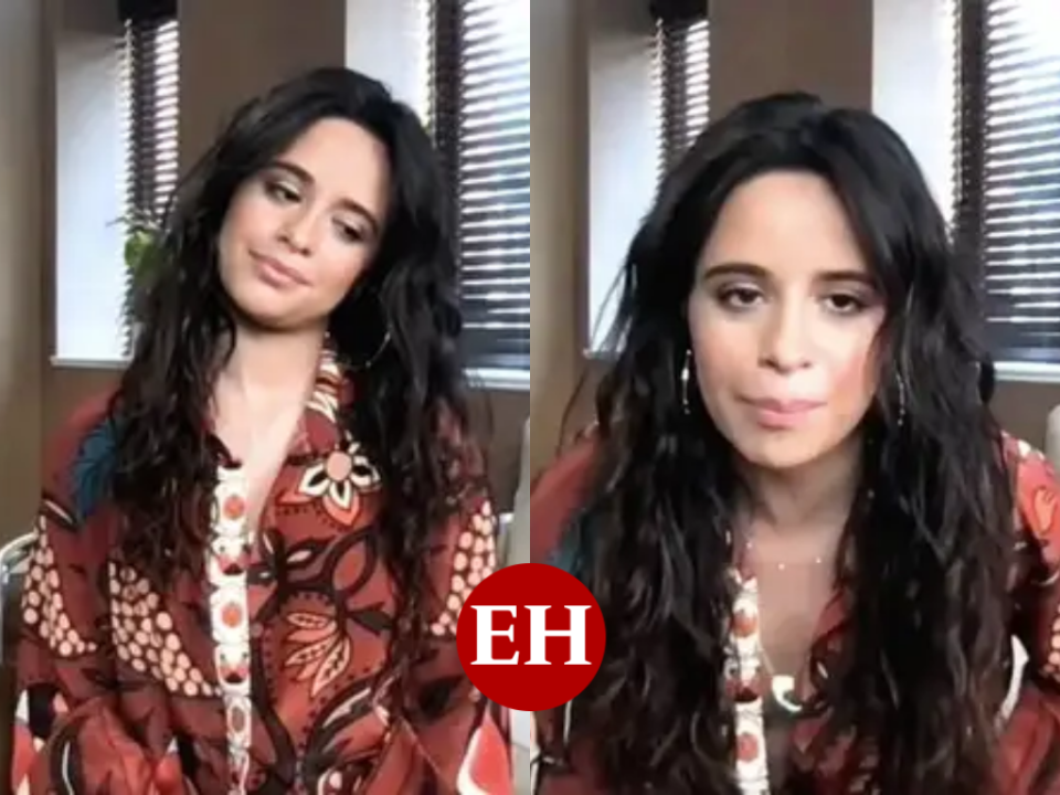 Camila estaba en una entrevista cuando dejó ver uno de sus pechos por error.