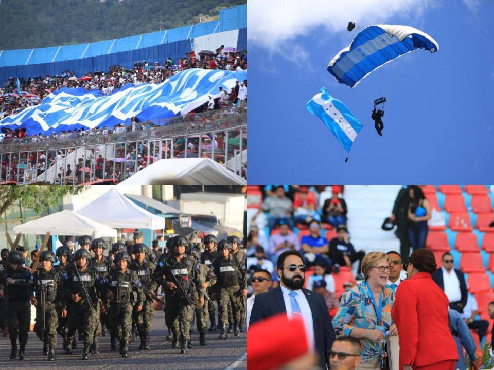 En una jornada cargada de civismo y fervor patrio, Honduras celebró el 202 aniversario de Independencia. El viernes 15 de septiembre estuvo marcado por la participación de estudiantes, fuerzas del orden, padres de familia y figuras relevantes del país. A continuación repasamos las mejores imágenes recogidas por el equipo gráfico de EL HERALDO.