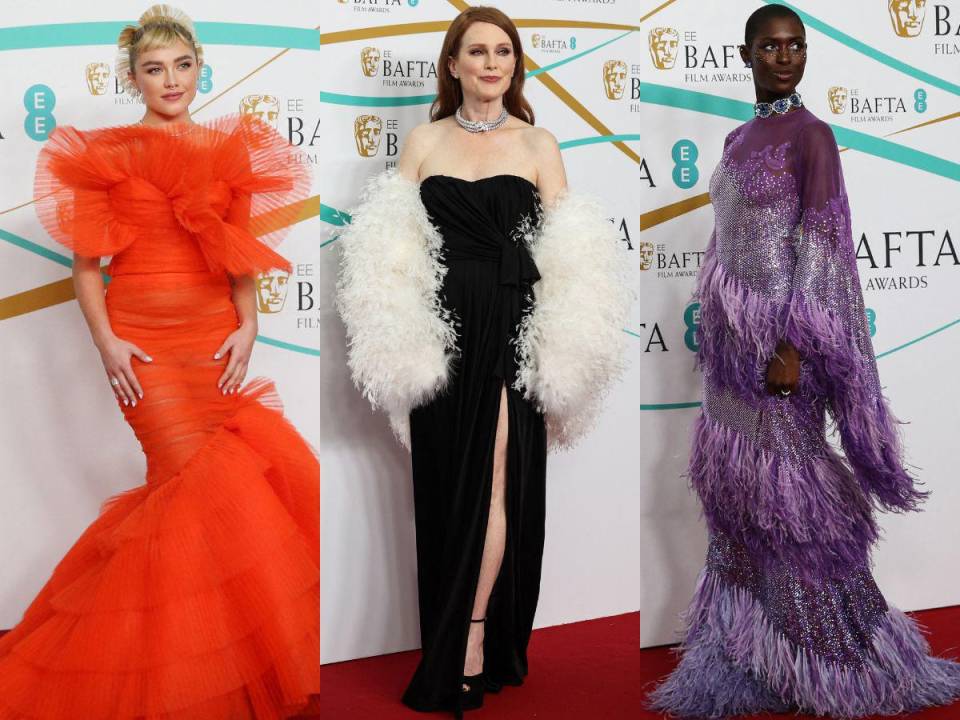 Aunque la mayoría de las celebridades ha acertado con su estilismo, en la alfombra roja de los BAFTA 2023, el máximo galardón cinematográfico británico, también ha habido algunos errores que repasamos a continuación.