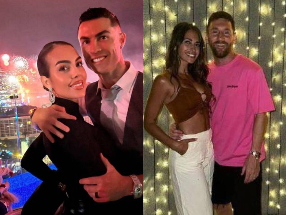 Messi estuvo con Antonella, Cristiano Ronaldo con Georgina; Luis Palma bailó y Haaland se fue de fiesta, así vivieron futbolistas famosos la llegada del Año Nuevo.