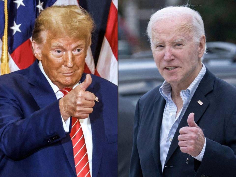 Joe Biden y Donald Trump coinciden este sábado en <b>Georgia.</b>