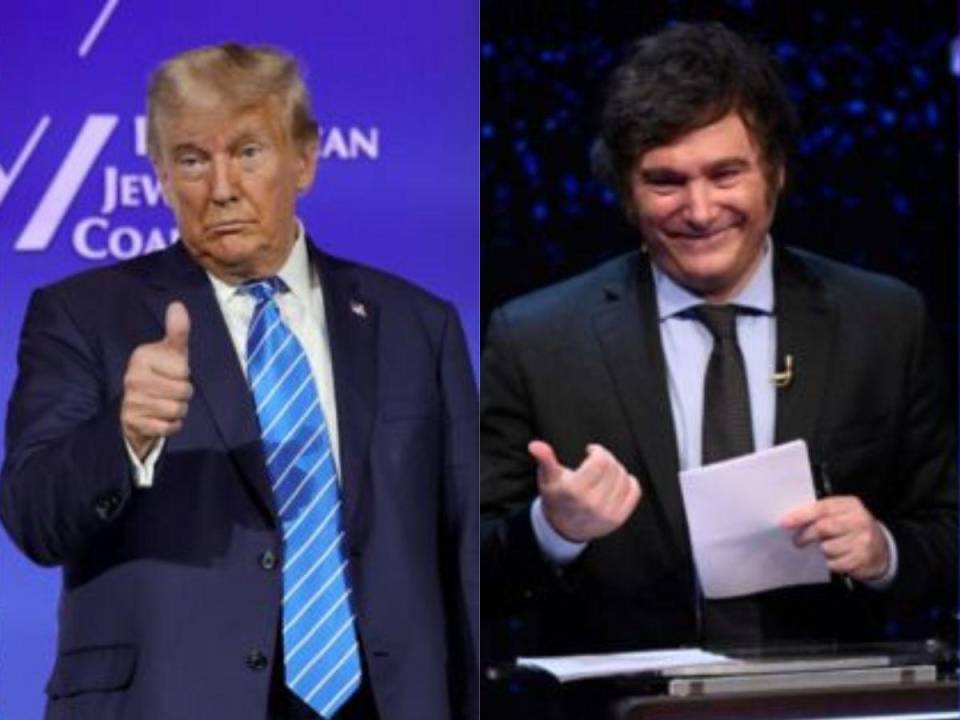 El expresidente Donald Trump habló con Javier Milei tras su victoria en las elecciones de Argentina.