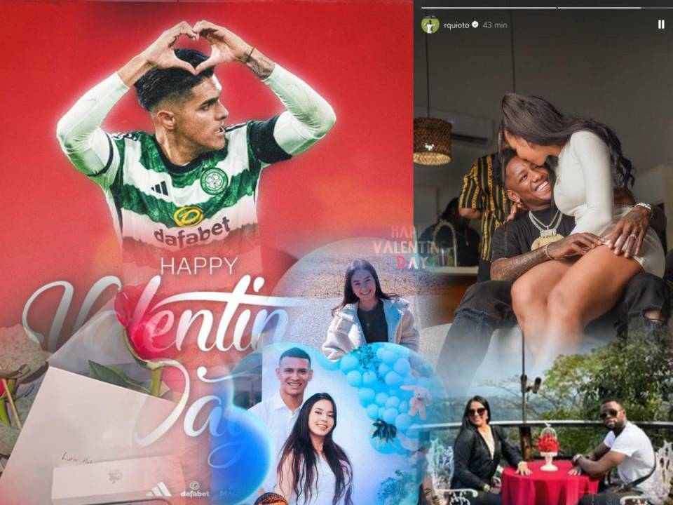 Así va el día de san Valentín de los jugadores hondureños:Luis Palma da ostentoso regalo a su novia, Romel Quioto felicita a todos y Costly va por la boda de Oro