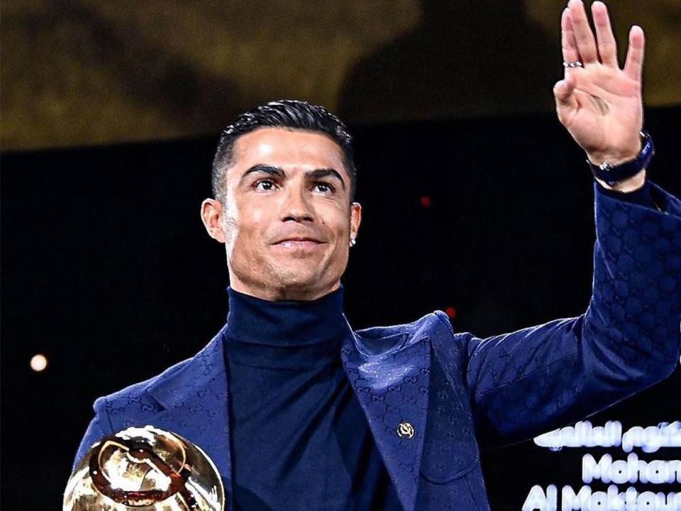 Cristiano Ronaldo aseguró que no vio la premiación.