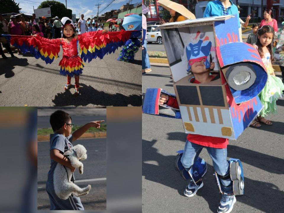 Creatividad, amor y fervor patrio fueron algunas de las cosas que demostraron los pequeños capitalinos estudiantes de educación prebásica y básica en los desfiles de independencia de Honduras este 2023. A continuación algunas curiosas imágenes del momento.