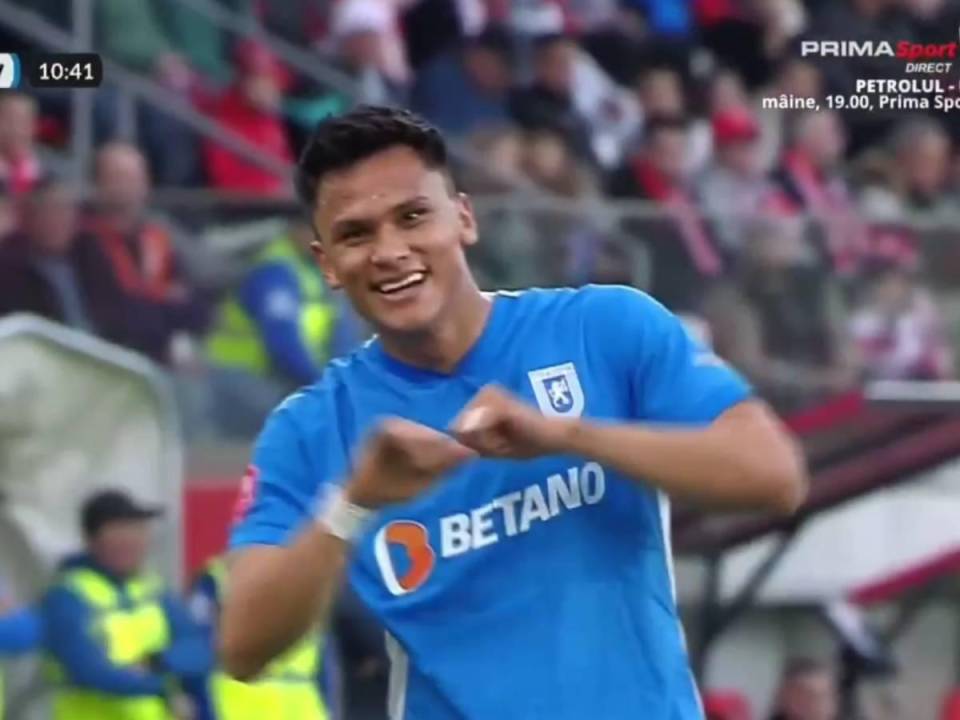 Denil Maldonado ya suma dos goles en la presente temporada en Rumanía.