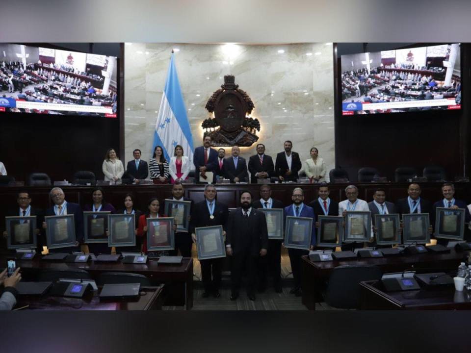 Ellos fueron los galardonados.