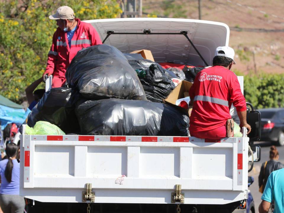 En el Distrito Central se generan 1,200 toneladas de basura diarias. Más del 70% de estos desechos son plásticos de todo tipo.