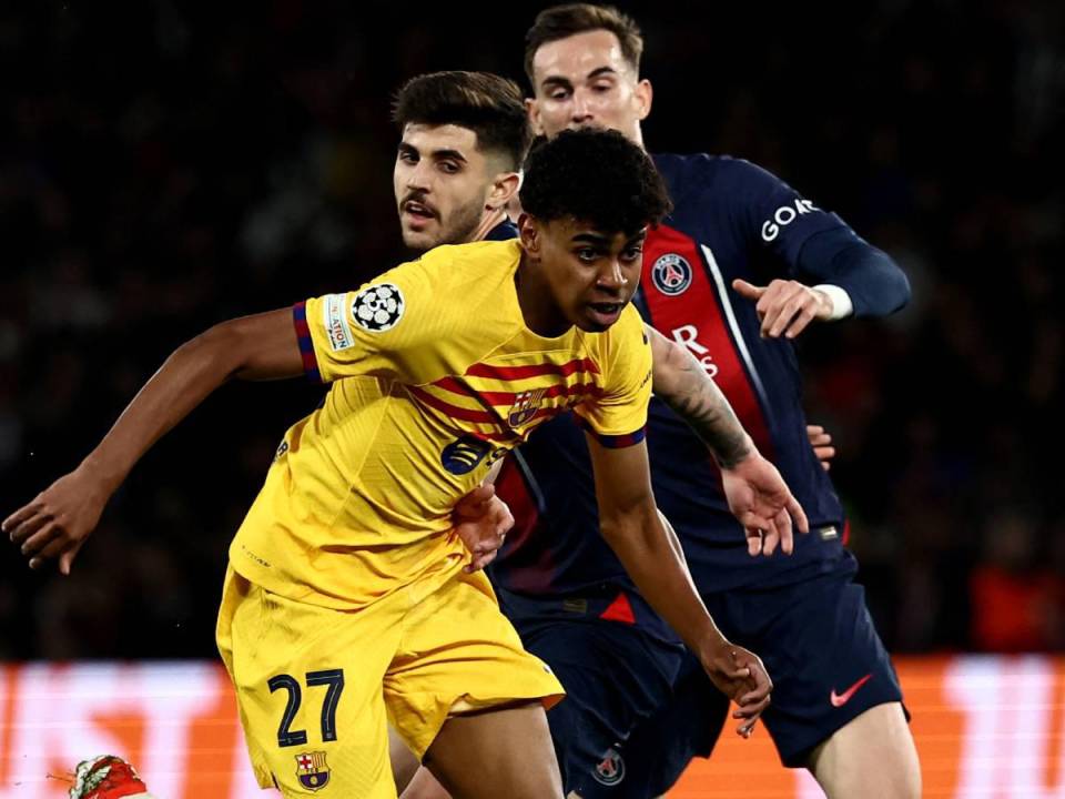 Lamine Yamal jugó 61 minutos en el triunfo del Barcelona sobre PSG.