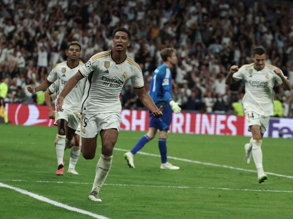 Jude Bellingham apareció en el último minuto del partido para darle el triunfo al Real Madrid en la primera jornada de la Champions League.