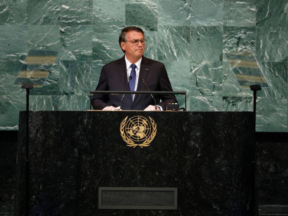 Bolsonaro también presentó a las delegaciones de los 193 países de la ONU un Brasil en “plena recuperación” a fines de 2022 y la pobreza en caída “acelerada”.