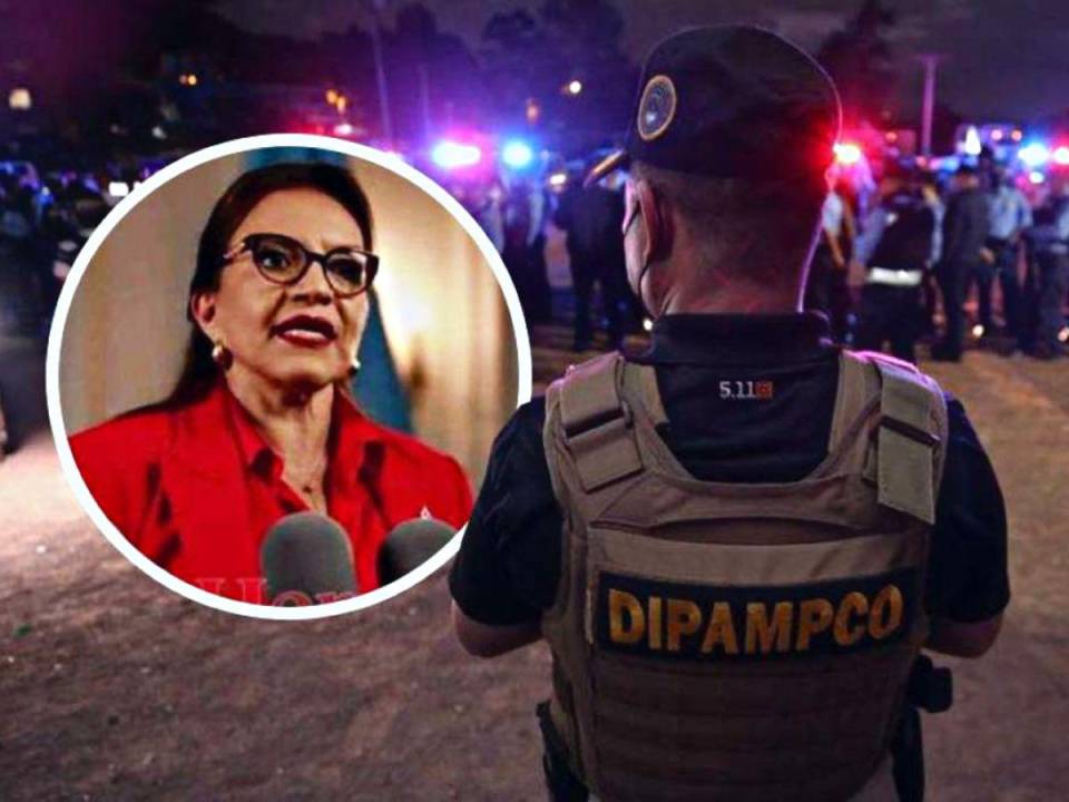 La presidenta Xiomara Castro instruyó la participación de la Policía Militar en las operaciones de seguridad y arrestos.