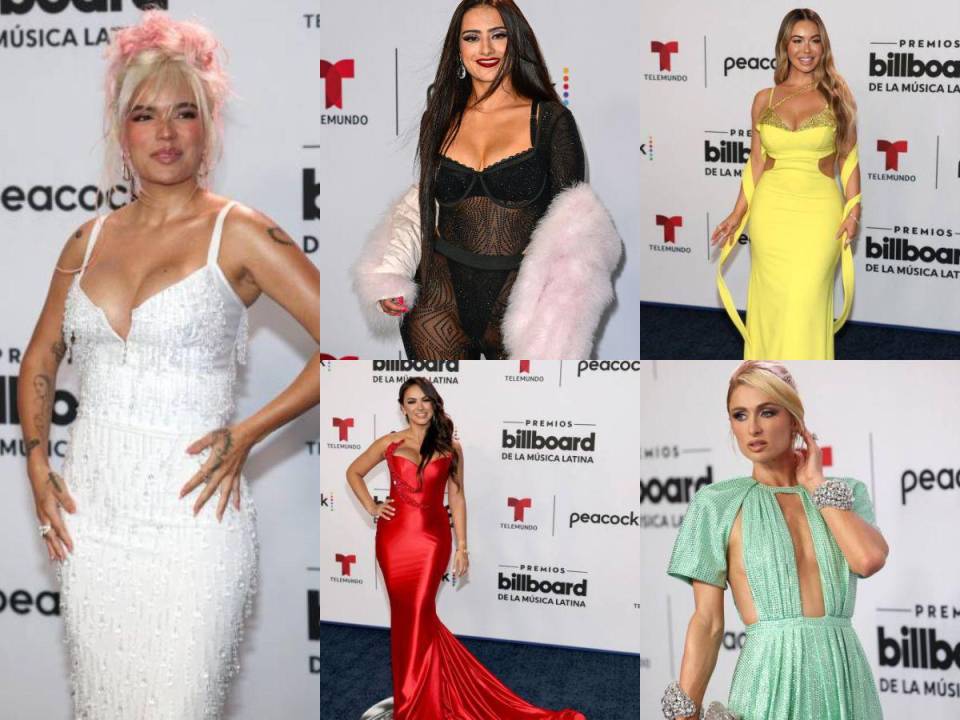 Los Premios Billboard 2023 se llevaron a cabo este jueves -5 de octubre- y estos fueron los looks que se llevaron las miradas durante el recorrido de la alfombra roja donde deslumbraron la hondureña Ana Jurka, la cantante colombiana Karol G, Paris Hilton, entre otras. A continuación las imágenes.