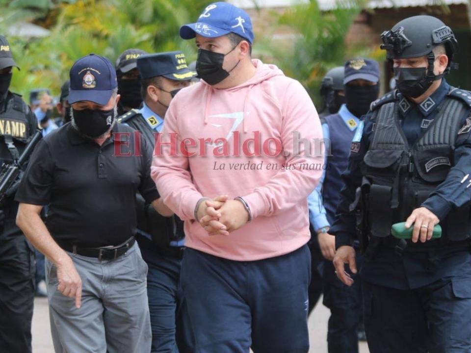 Así fue el traslado del presunto narco Rafael Eduardo Cáceres a Tegucigalpa