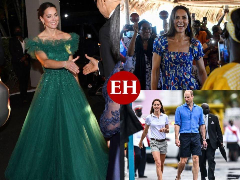 Una vez más, la duquesa de Cambridge, Kate Middleton, deslumbró con la elección de sus atuendos durante su gira de tres días por el Caribe junto a su esposo, el príncipe William.