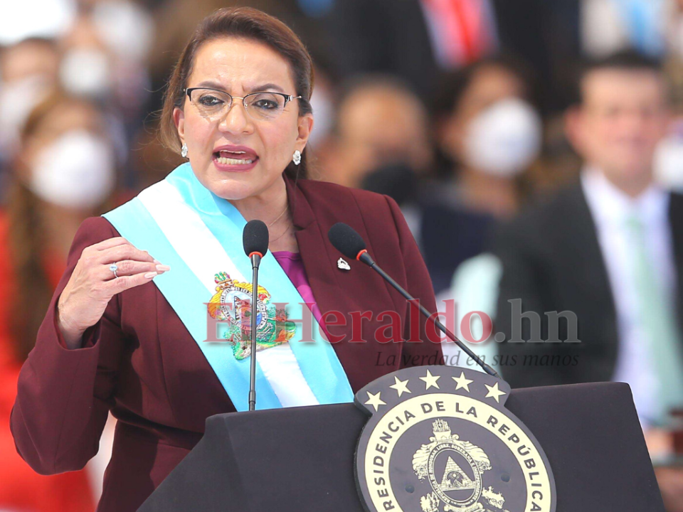 La presidenta de Honduras, Xiomara Castro de Zelaya.