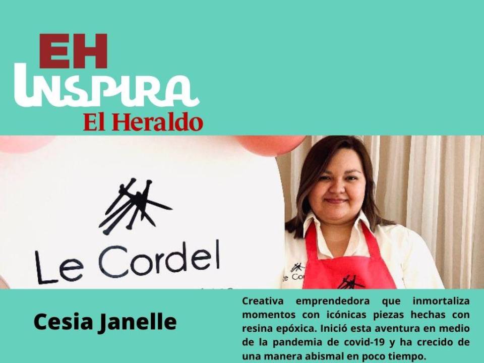 ‘Le Cordel’ se llama de esa forma ya que en sus inicios la joven solía vender cuadros bordados en madera e hielos de cordel.