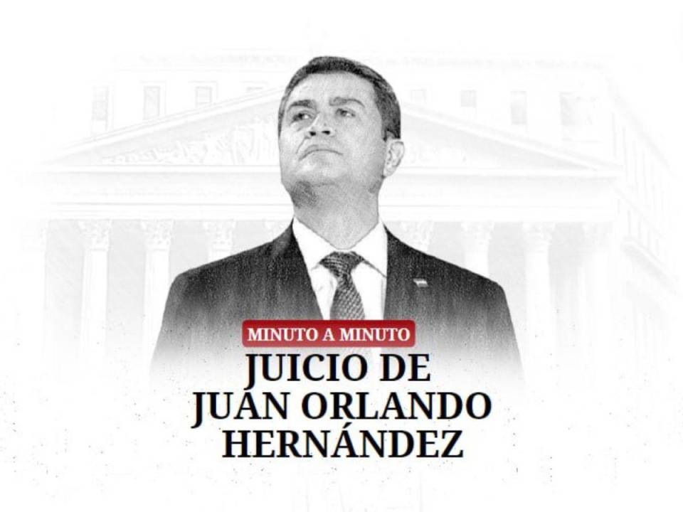 Siga en directo las últimas noticias y testimonios en el juicio de Juan Orlando Hernández.