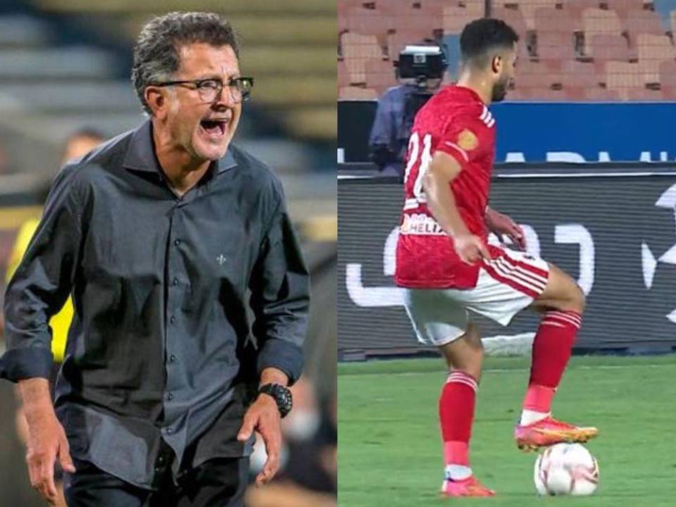 Osorio se mostró sumamente molesto con la acción realizada por un jugador del Al-Ahly.