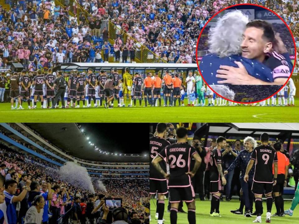 Las mejores postales en el amistoso entre Inter Miami y la Selección de El Salvador donde Lionel Messi jugó en el Estadio Cuscatlán