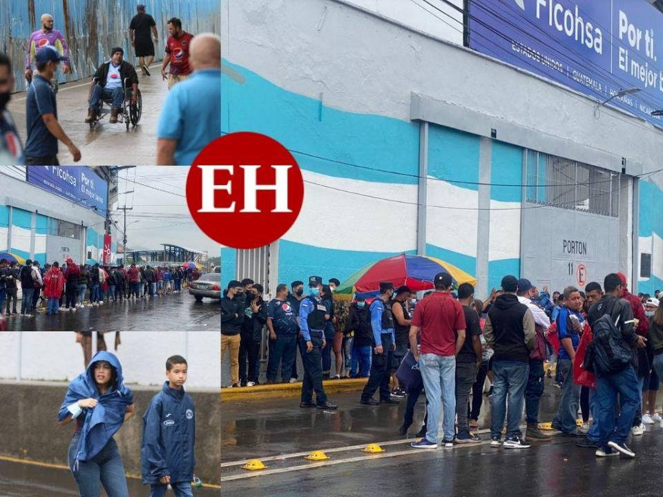 ¡Muestra de fidelidad! Afición de Motagua abarrota el Nacional pese a lluvias y una alerta amarilla