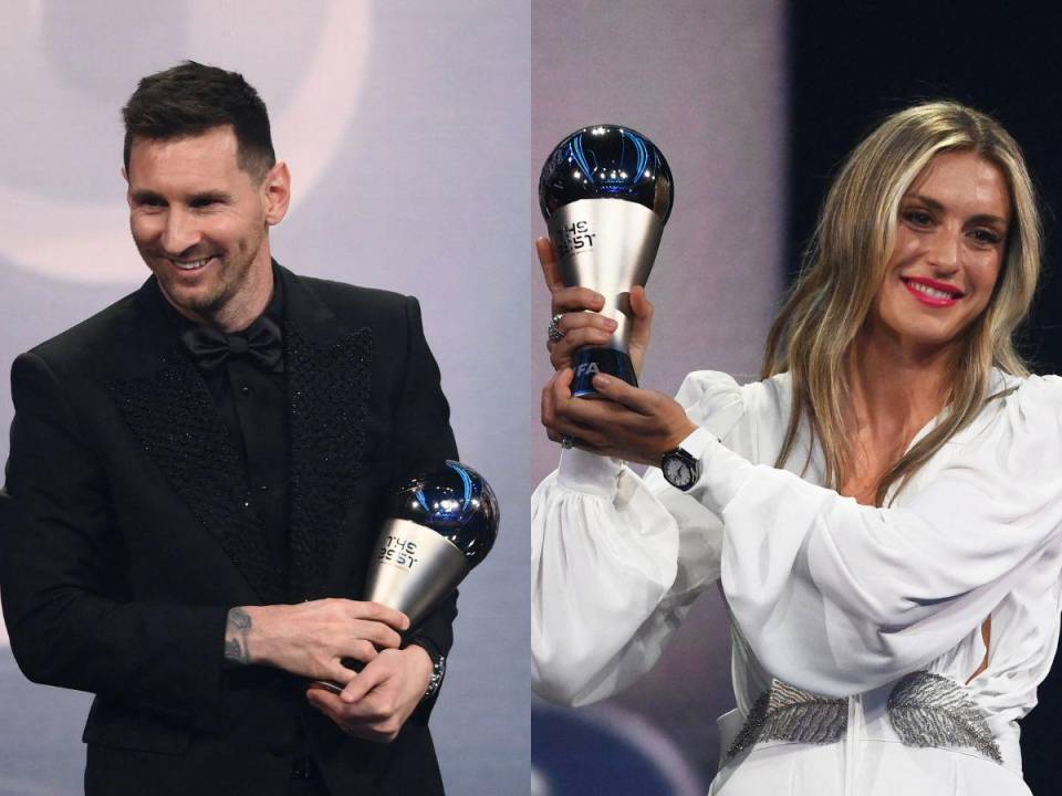 Lionel Messi y Alexia Putellas fueron los grandes ganadores de la noche en París.