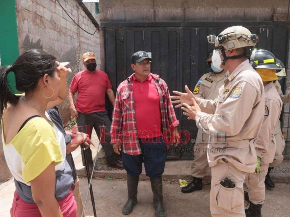 Familias evacuadas y al menos 10 viviendas afectadas: Los daños que provoca una falla geológica en la colonia Esperanza de Tegucigalpa