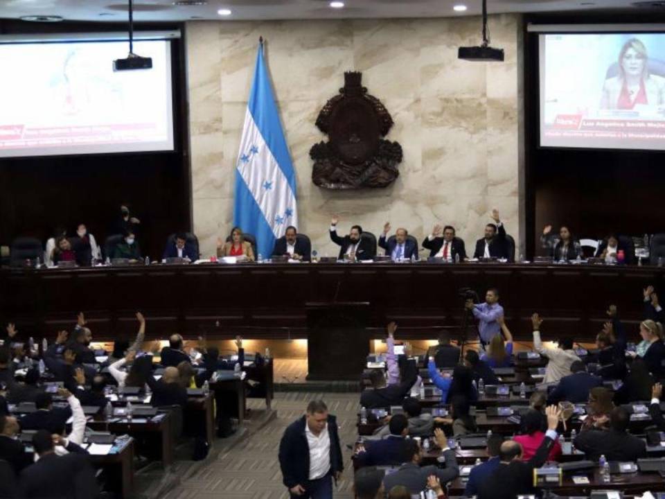 Imagen de archivo de una sesión del Congreso Nacional de Honduras.