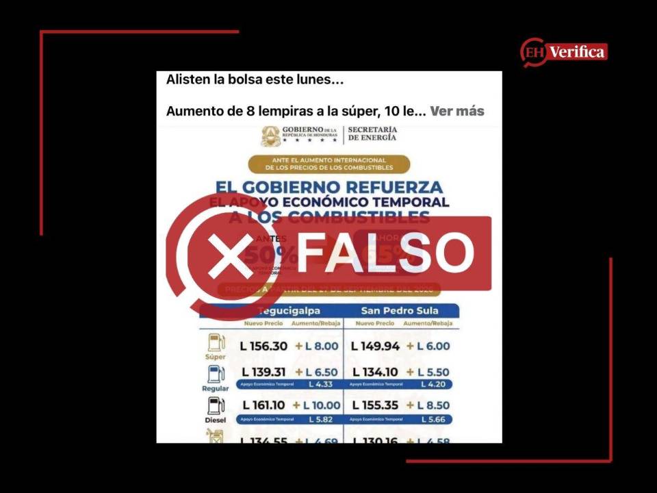 Captura de pantalla a una publicación de Facebook hecha el 26 de septiembre de 2026, adaptada a esta cartela.