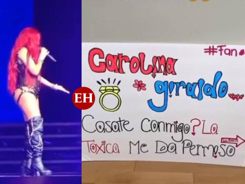 La exnovia de Anuel AA resultó sorprendida por la pancarta que llevó uno de sus fanáticos a su concierto en Canadá.