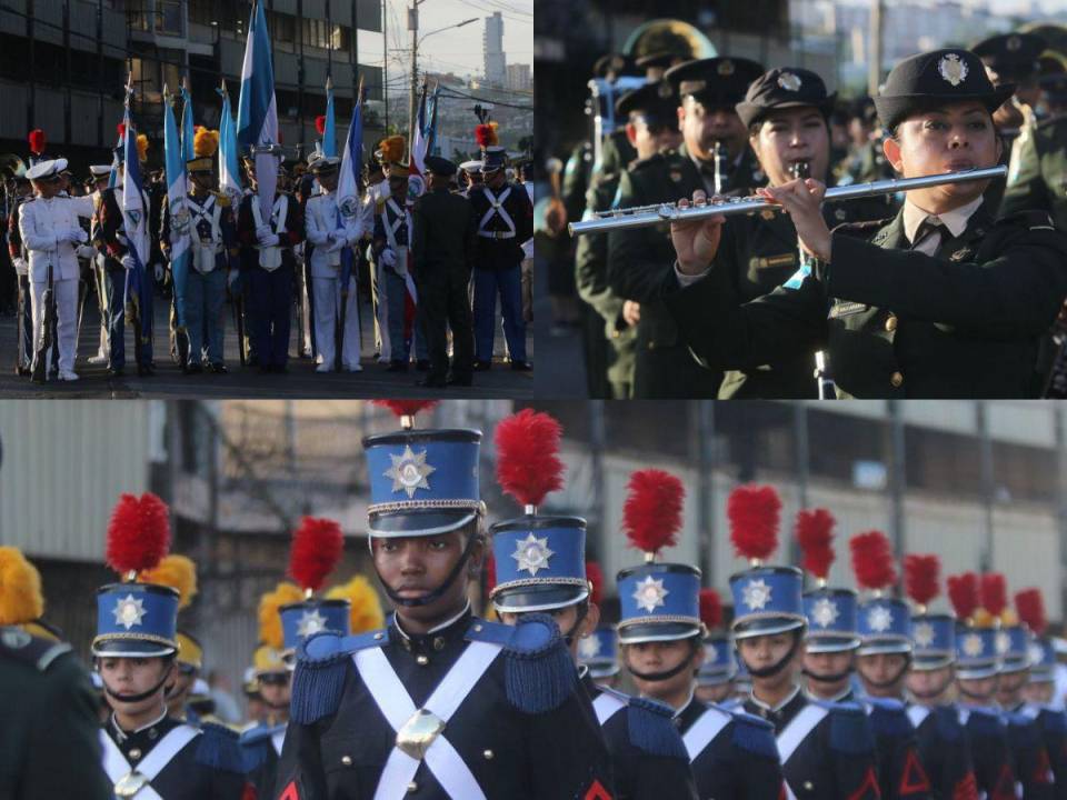 Una jornada de solemnidad, respeto y servicio a la patria se vivió en el inicio de los desfiles patrios en la capital este 15 de septiembre. Estas son las primeras imágenes captadas por el lente de El Heraldo.