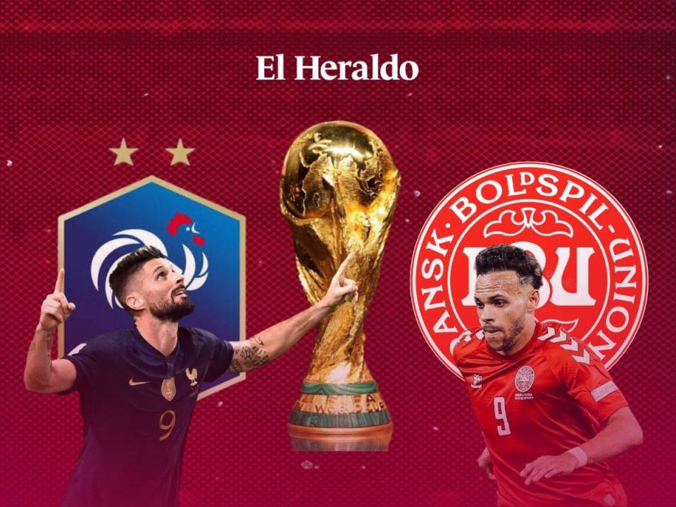 Francia y Dinamarca protagonizarán uno de los partidos más atractivos de la jornada en el Mundial de Qatar 2022.