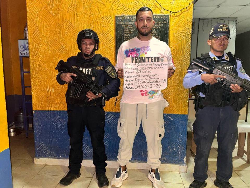 Fancony fue detenido por autoridades policiales el pasado 4 de febrero cuando viajaba hacia San Pedro Sula.