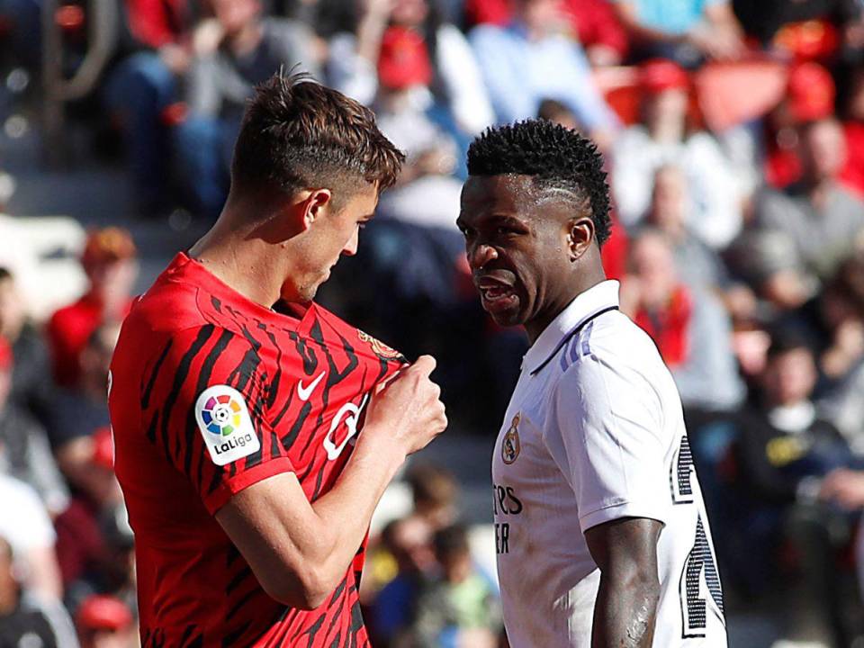 El jugador brasileño tuvo un fuerte cruce verbal con los futbolistas del Mallorca una vez consumada la derrota del Real Madrid.