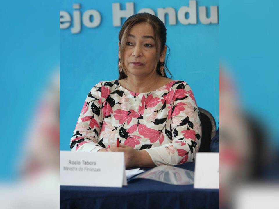 Rocío Tábora fue ministra de Finanzas de Honduras desde 2018 a 2022