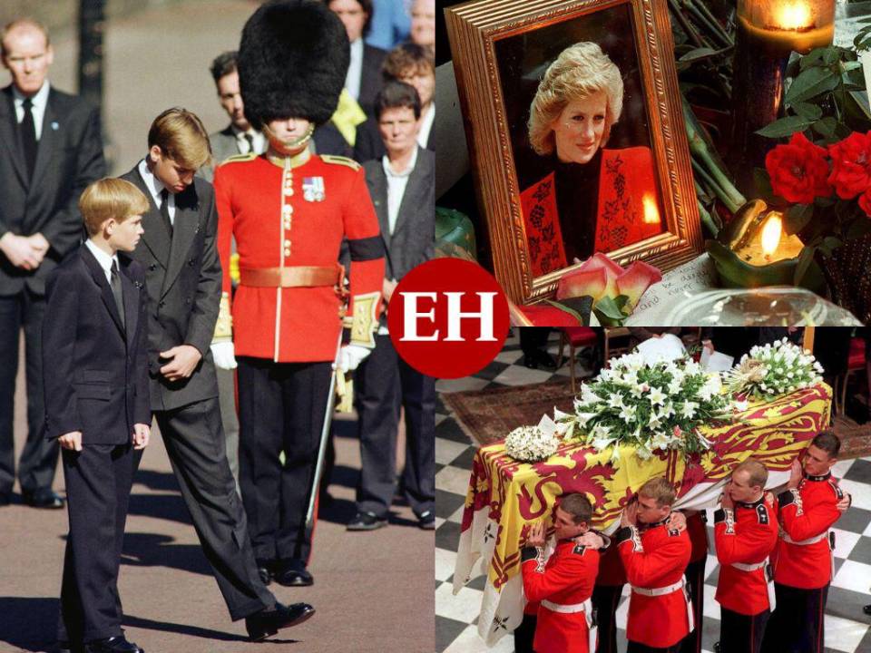 La princesa Diana murió el 31 de agosto de 1997, pero se realizó su velorio y sepelio el 6 de septiembre. “La princesa del pueblo” fue despedida en un velorio de Estado que reunió a miles de personas alrededor.